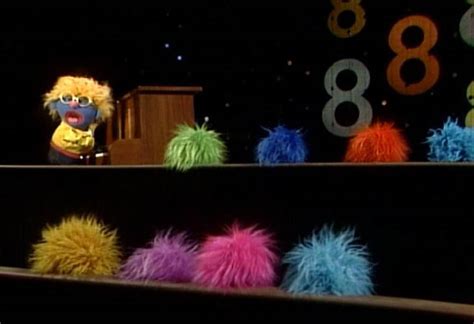 8 balls of fur sesame street